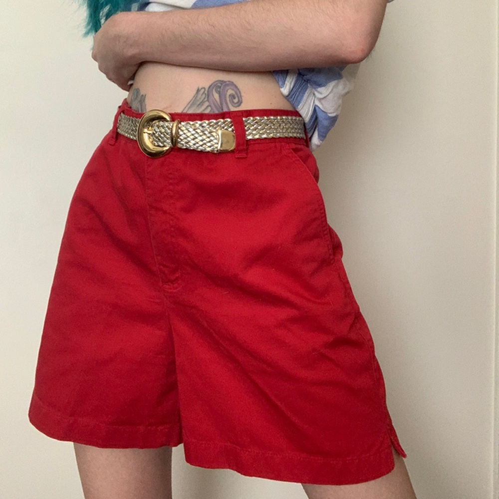 Cherry Red Vintage Highwaisted shorts